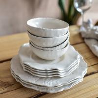 Сервиз "Белый Жемчуг" 12 предметов купить в интернет-магазине Антикварня