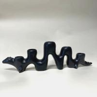 Подсвечник "Черный Дракон 2024 символ года" купить в интернет-магазине Антикварня