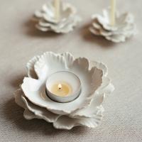 Подсвечник большой для свечи "Лепестки" купить в интернет-магазине Антикварня