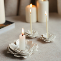 Подсвечник для церковной свечи "Лепестки" купить в интернет-магазине Антикварня
