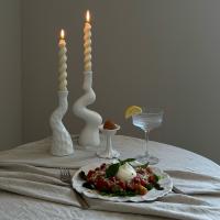 Подставка для яйца на высокой ножке Белый Жемчуг  купить в интернет-магазине Антикварня