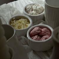 Набор кокотниц из 3 штук с крышкой, ручной работы  купить в интернет-магазине Антикварня