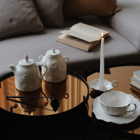 Столово-чайный сервиз "Жемчуг 2" купить в интернет-магазине Антикварня