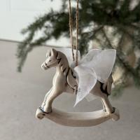 Елочная игрушка "Лошадка классическая" купить в интернет-магазине Антикварня