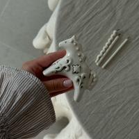 Подсвечник новогодний для тонкой свечи в форме статуэтки Лошади, сиивол года 2026 купить в интернет-магазине Антикварня