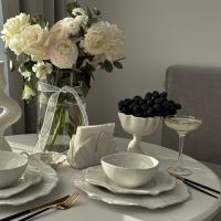 Салфетница "Белый Жемчуг" купить в интернет-магазине Антикварня