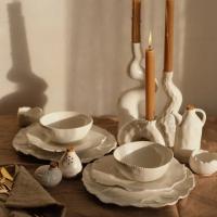 Столовый сервиз с тарелками Жемчуг 2, подсвечниками и аксессуарами, 26 предметов купить в интернет-магазине Антикварня