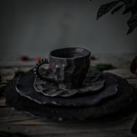 Блюдце "Черный жемчуг" купить в интернет-магазине Антикварня