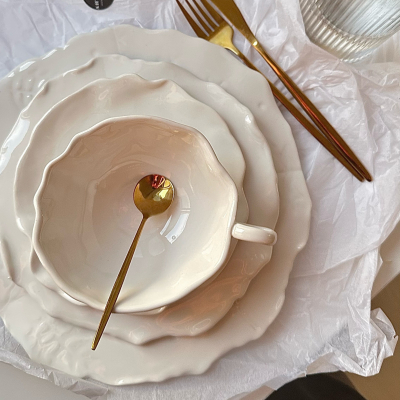 Подарочный набор "Чайно-столовый жемчуг" ручной работы, купить в интернет-магазине антикварня